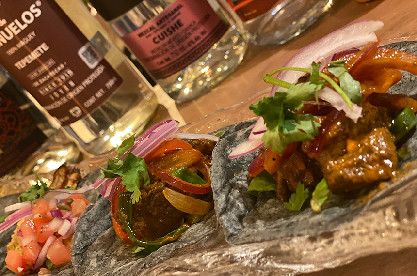 本場のブルーコーンを使った自家製タコスを味わえるお店「テックス